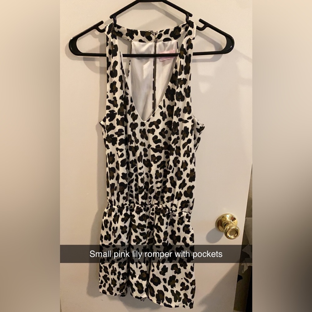 Small pink Lilly romper